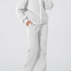 Light Grey Ultimate Comfort Active Set – Cozy Chic Two-Piece Lounge Set